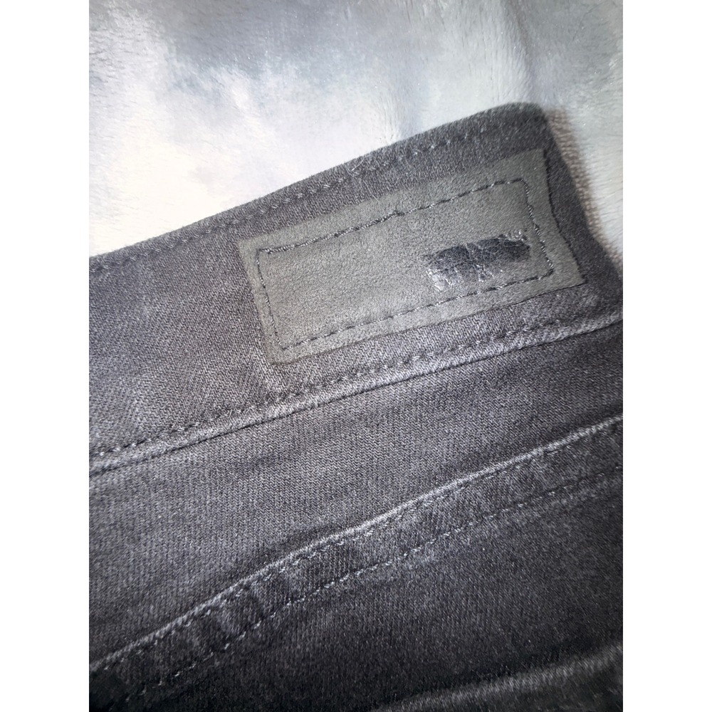 Levis Slight Curve Mid Rise Straight Leg Black Jeans Womens 14/32 - Picture 8 of 8